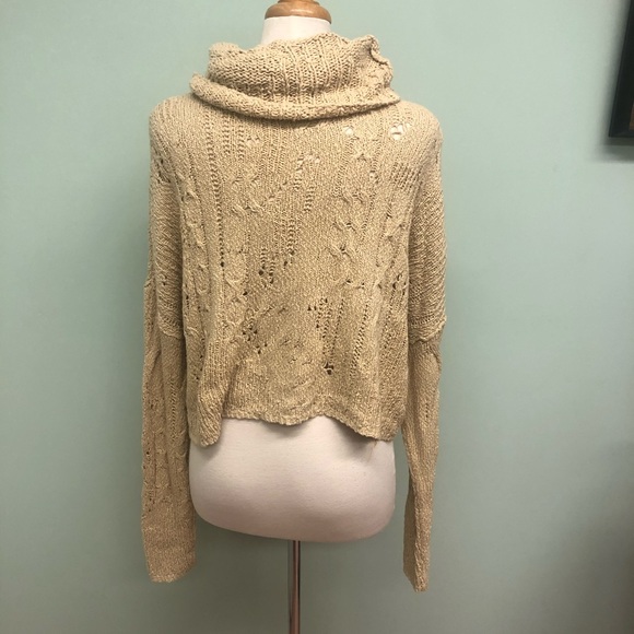 Free People |  Women's Shafes Of Dawn Pullover Sweater | Ivory | Size M - Picture 2 of 4